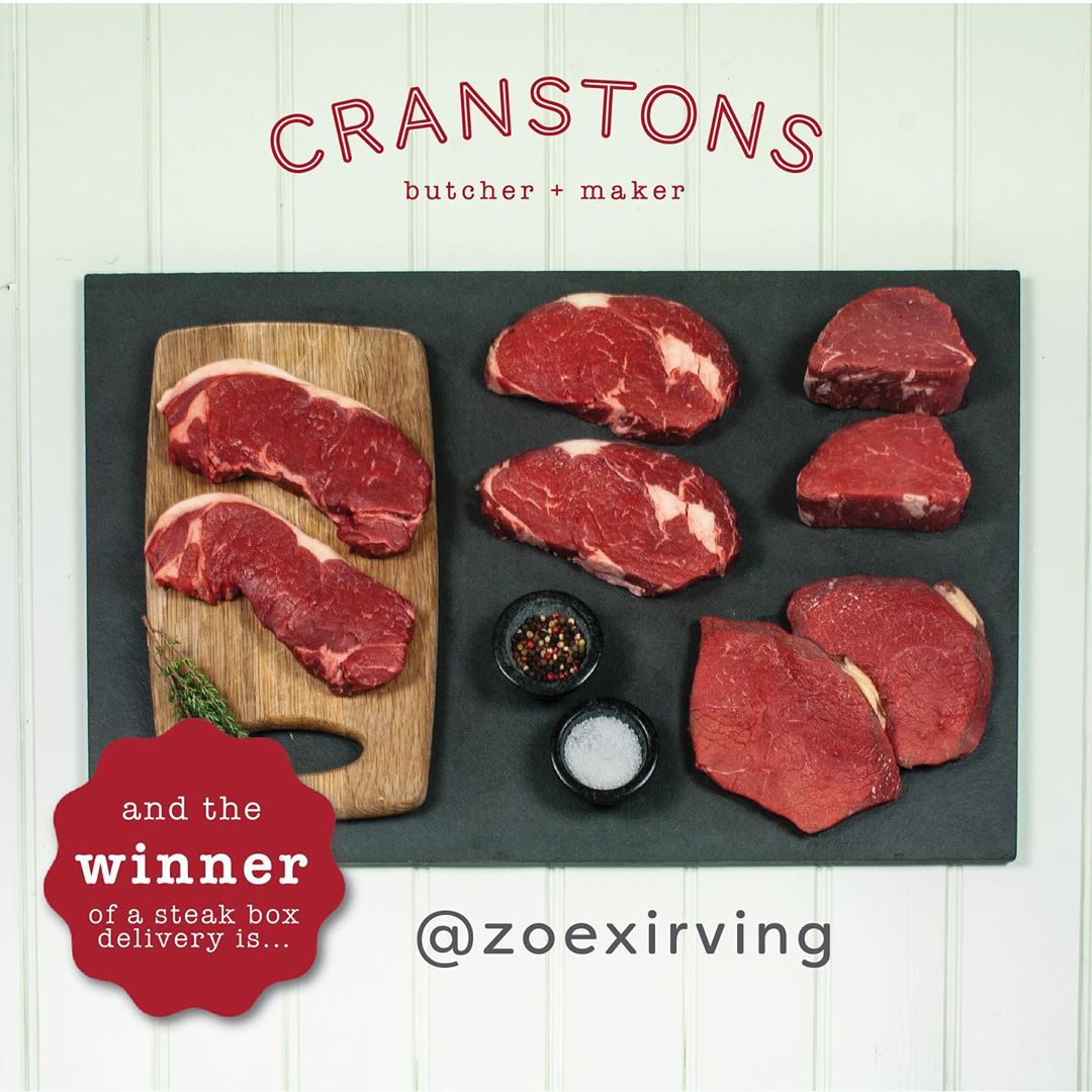 and the winner of our steak box delivery competition is… @zoexirving 
CONGRATULATIONS 👏🏻 Please can you send us a direct message so we can arrange delivery of your prize 😁