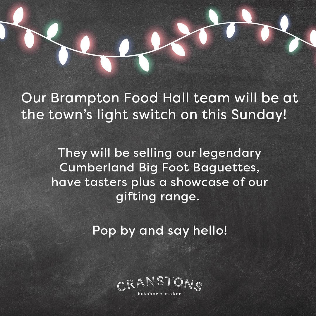 Will we be seeing you in Brampton tomorrow?! 🎄🌭🌟