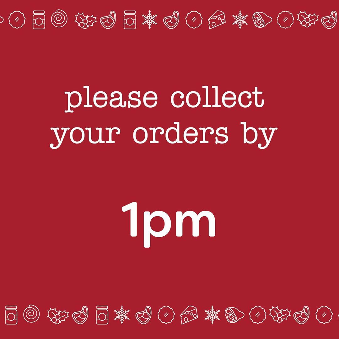It’s Christmas tomorrow! Hooray! 😄🎅🏻
Just a friendly reminder, if you are planning on collecting your order today, please can you do so from your chosen shop by 1pm?! •
All our shops are open until 3pm today with the Cumbrian Food Hall in Penrith, and Orton Grange staying open until 4pm for any last minute bits and pieces!