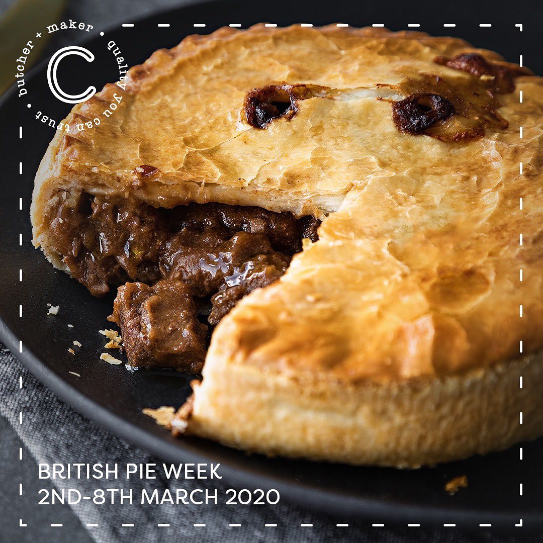 Happy British Pie Week! 🥧😋 Check back later in the week; we’ve got a tasty competition lined up! 😙