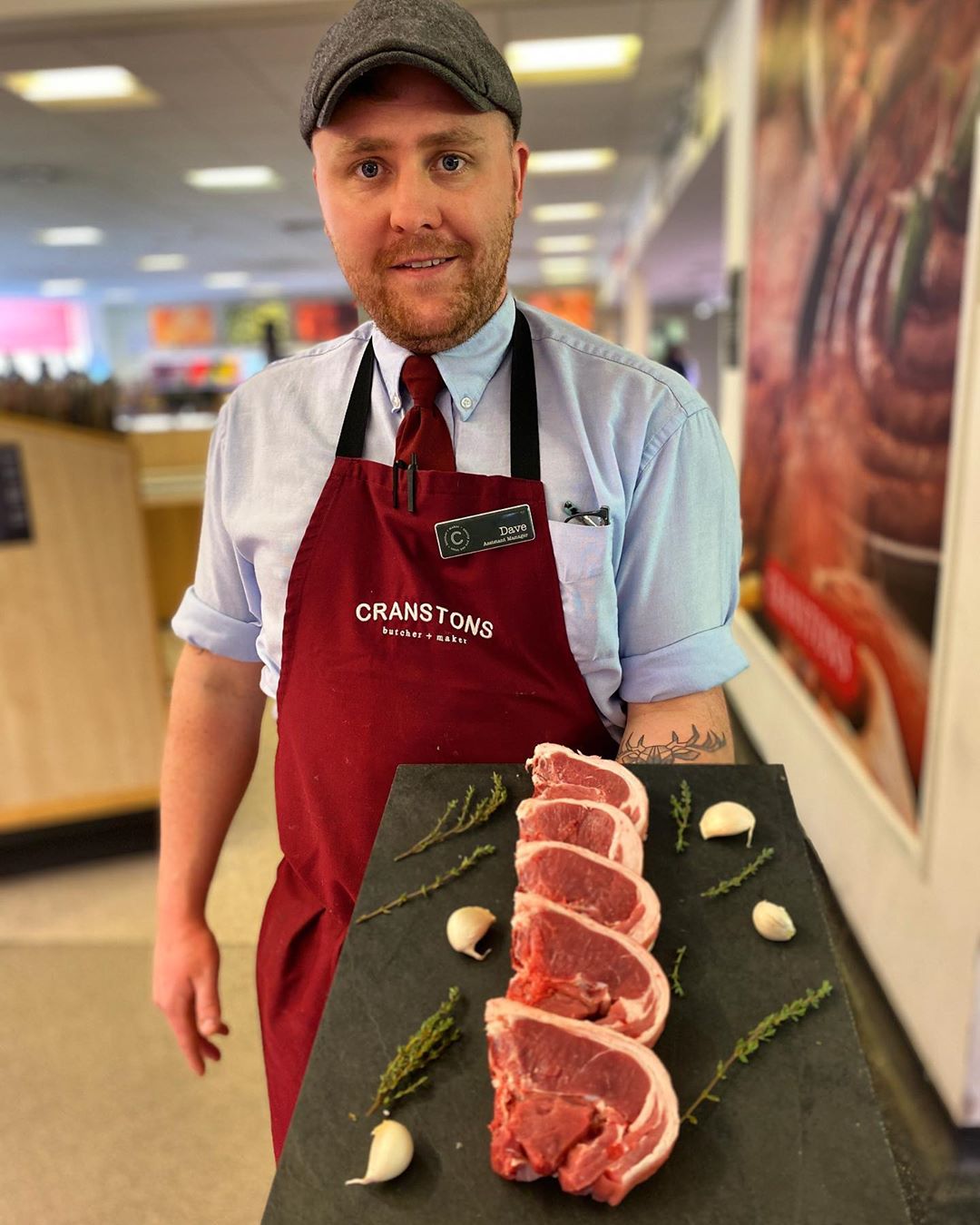 Spring Lamb will be back in our counters next week! 🐑
Here’s Dave with some chops he’s prepared for the counter at our Cumbrian Food Hall 😊