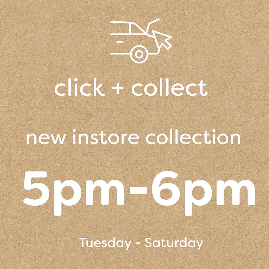 As more and more of us are heading back to work, we’ve added an additional  in-store collection time slot to our click + collect service. 🙌

The existing 10-11am and 2-3pm car park collection slots remain an option but we now also offer an in shop 5-6pm collection ideal for collecting an order on your way home from work.

Collect from Tuesday – Saturday at Brampton, Orton Grange + the Cumbrian Food Hall.