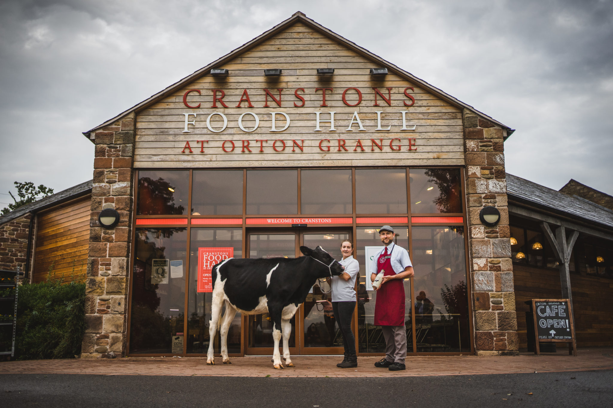 Cranstons and Orton Grange Farm seize the mooment for fresh milk